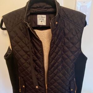 Ladies fleece lined vest